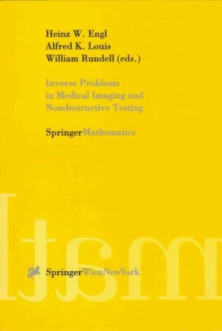 Inverse problems in medical imaging and nondestructive testing