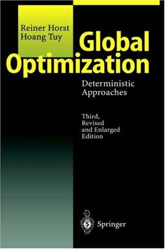 Global optimization: deterministic approaches