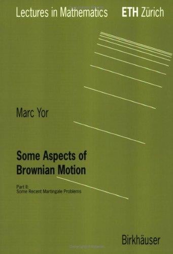 Some Aspects of Brownian Motion: Part II: Some Recent Martingale Problems (Lectures in Mathematics. ETH Zürich)
