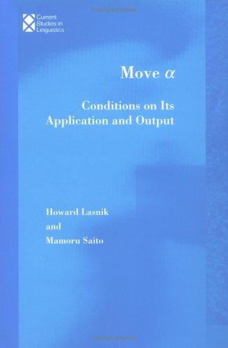 Move [alpha]: conditions on its applications and output