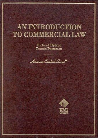 An introduction to commercial law