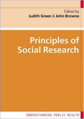 Principles of Social Research (Understanding Public Health)
