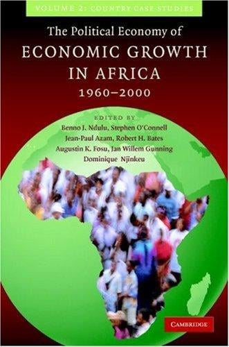 The Political Economy of Economic Growth in Africa, 1960-2000