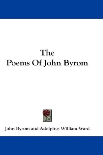 The Poems Of John Byrom