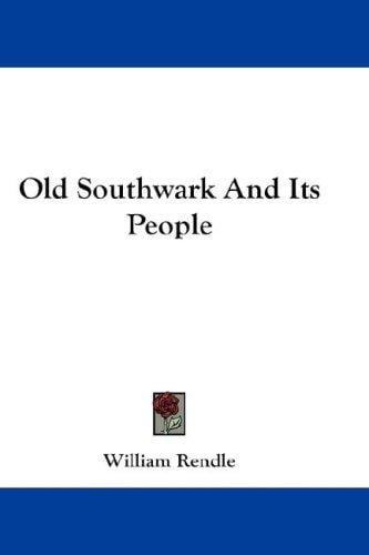 Old Southwark And Its People