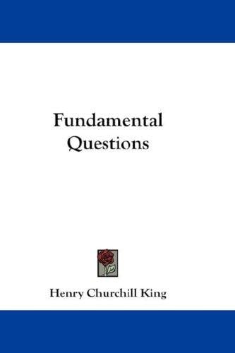 Fundamental Questions