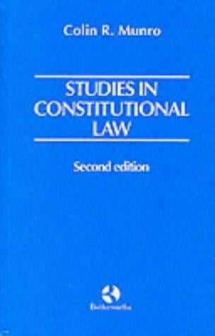 Studies in Constitutional Law