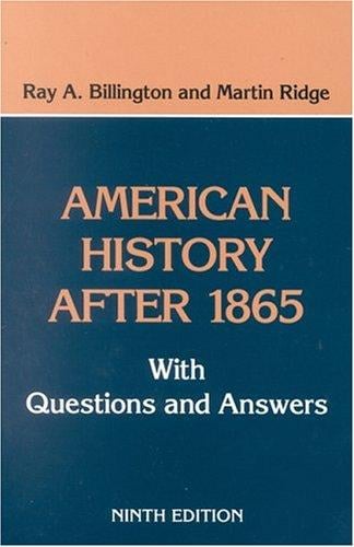 American history after 1865.