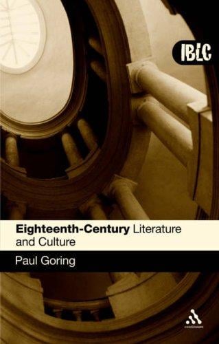 Eighteenth Century Literature and Culture (Introductions to British Literature and Culture)