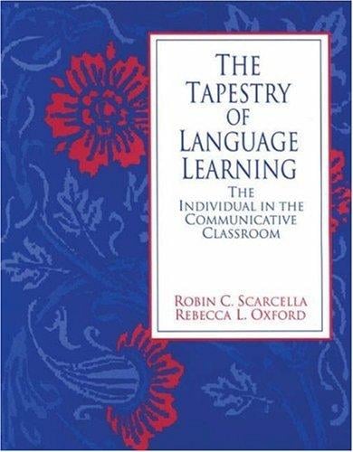 The Tapestry of Language Learning: The Individual in the Communicative Classroom (Methodology)