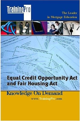 Equal Credit Opportunity Act and Fair Housing Act