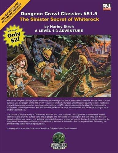 Sinister Secret of Whiterock: An Adventure for Character Levels 1-3