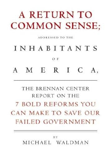 A Return to Common Sense