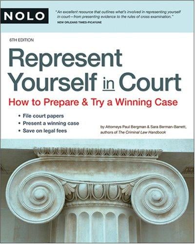 Represent Yourself in Court: How to Prepare & Try a Winning Case
