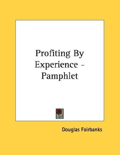 Profiting By Experience - Pamphlet
