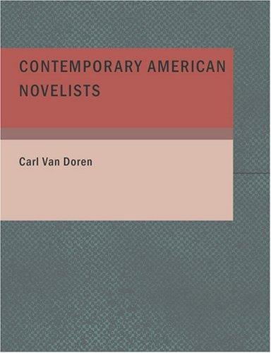 Contemporary American Novelists (Large Print Edition)