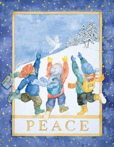 Children in Snow Boxed Holiday Card (1018)