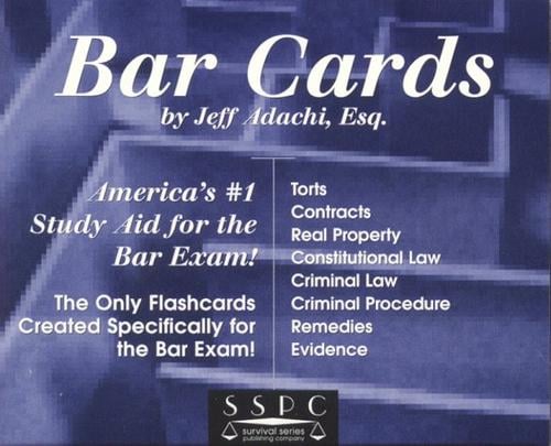 Bar Cards (Multistate Subjects)