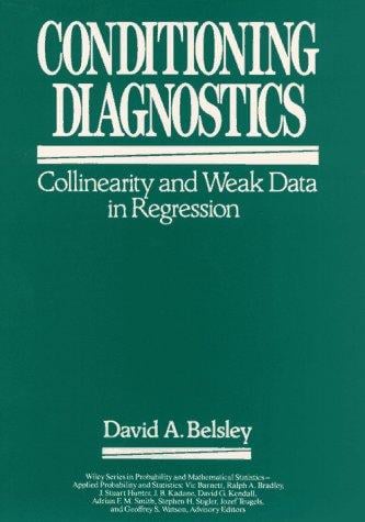 Conditioning diagnostics: collinearity and weak data in regression