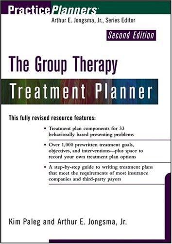 The Group Therapy Treatment Planner (Practice Planners)