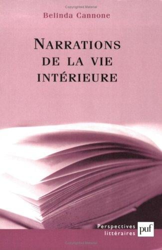 Narrations de la vie intérieure
