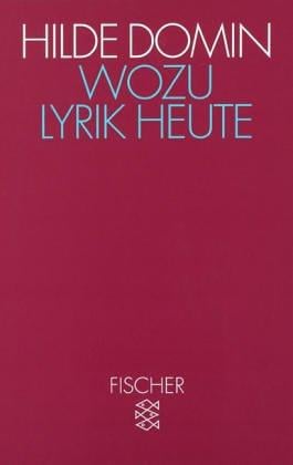 Wozu Lyrik heute. Dichtung und Leser in der gesteuerten Gesellschaft.