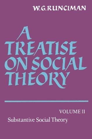 A Treatise on Social Theory