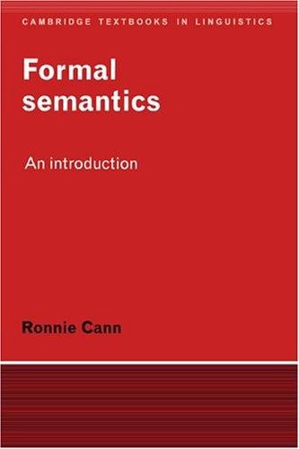 Formal semantics: an introduction