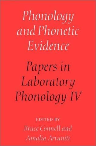 Phonology and phonetic evidence