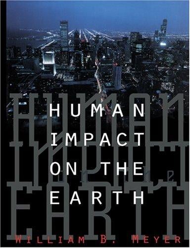 Human impact on the earth