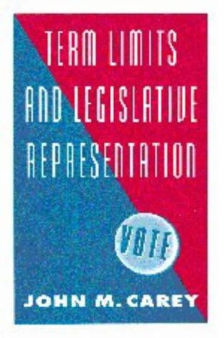 Term limits and legislative representation
