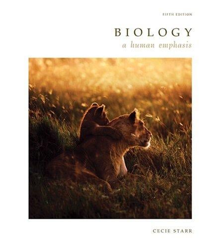 Biology: A Human Emphasis (with InfoTrac and CD-ROM) (Brooks/Cole Biology Series)