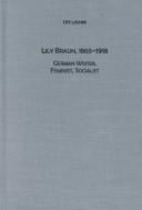Lily Braun, 1865-1916: German writer, feminist, socialist