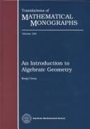 An introduction to algebraic geometry
