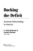 Bucking the deficit: economic policymaking in America