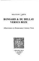Ronsard & Du Bellay versus Bèze: allusiveness in Renaissance literary texts