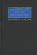 first modern economy: success, failure, and perseverance of the Dutch economy, 1500-1815