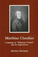 Matthias Claudius: language as "infamous funnel" and its imperatives