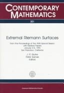 Extremal Riemann surfaces