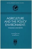 Agriculture and the policy environment: Tanzania and Kenya