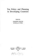 Tax policy and planning in developing countries