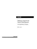 Military support for youth development: an exploratory analysis