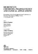 Diuretics IV: Chemistry, Pharmacology, and Clinical Applications: Proceedings (International Congress Series)