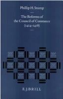 The reforms of the Council of Constance, 1414-1418