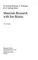 Materials research with ion beams
