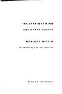 The straight mind and other essays