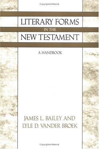 Literary forms in the New Testament: a handbook