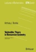 Teichmüller theory in Riemannian geometry