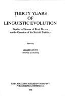 Thirty years of linguistic evolution: studies in honour of René Dirven on the occasion of his sixtieth birthday