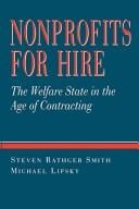 Nonprofits for hire: the welfare state in the age of contracting